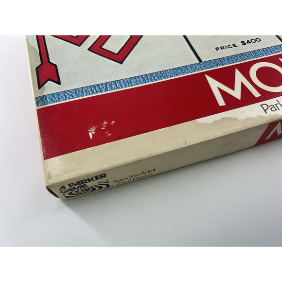 Vintage 1975 Monopoly No.9 Board Game Parker Brothers Family Night Collectible - Picture 4 of 16